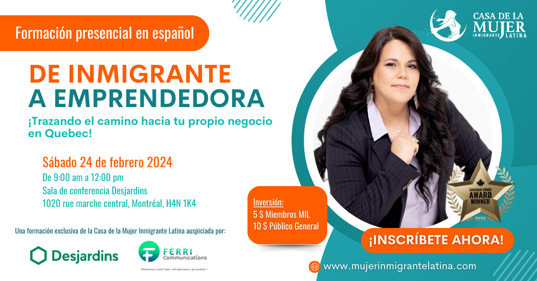 Formación: De inmigrante a emprendedora